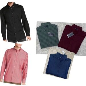 Roundtree & Yorke Button Down Shirt Bundle Medium NWT